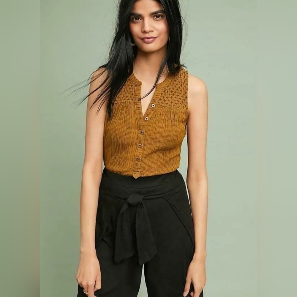 ANTHROPOLOGIE Marais Swing Top Size 12